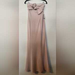 Show Me Your MuMu Light Pink Strapless Gown
